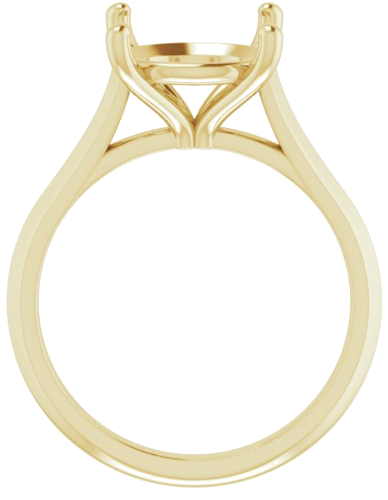 Sužadėtuvių Žiedas „Claw-Prong“ 14k yellow gold Round 11mm (2)
