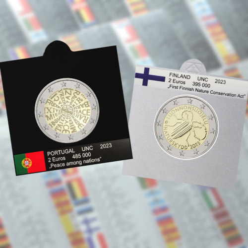 Vėliavėlės - lipdukai 2 eurų monetoms holderiuose 2004 - 2025 (3)