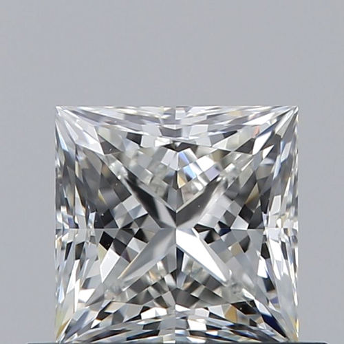 0.6 carat H-VVS2 Natūralus Princess Deimantas (1)