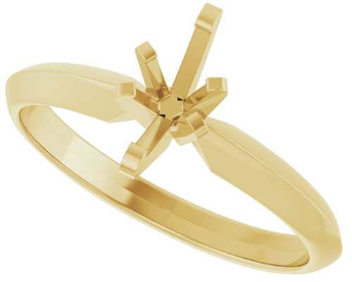 14K Yellow 7x4 mm Marquise Solitaire Engagement Ring Mounting (5)