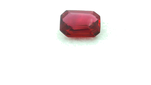 0.59 carat RED STEP cut Octagonal Spinel (1)