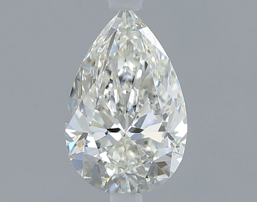 0.6 carat I-VVS1 Natūralus Pear Deimantas (1)
