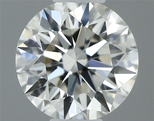 0.31 carat I-SI1 Excellent cut Natūralus Round Deimantas (1)