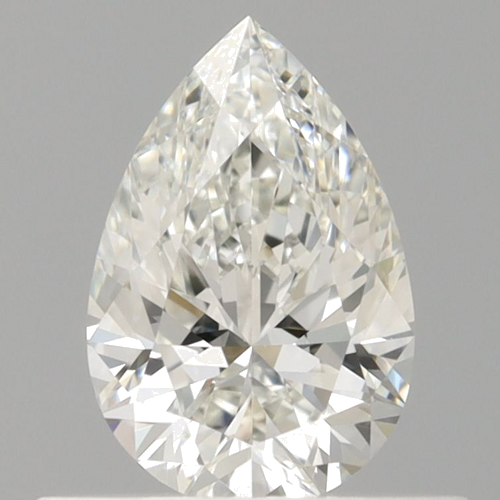 0.5 carat H-VVS1 Natūralus Pear Deimantas (1)