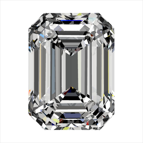 0.41 carat H-VVS2 Natūralus Emerald Deimantas (1)