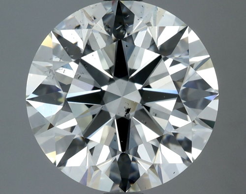 4.03 carat K-SI2 Excellent cut Natūralus Round Deimantas (1)