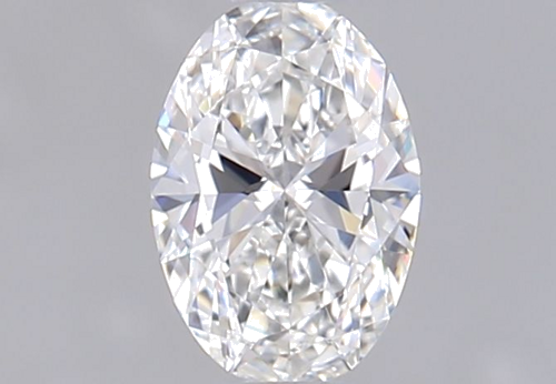 0.4 carat F-VVS2 Natūralus Oval Deimantas (1)