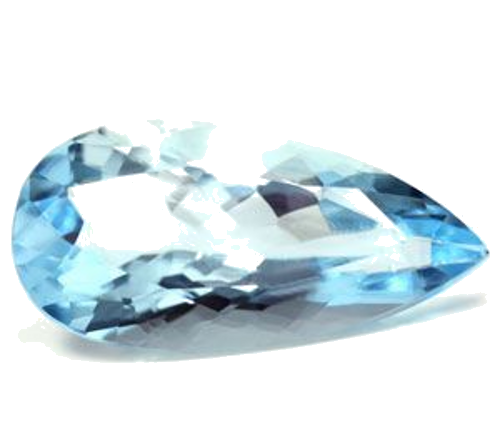 5.46 carat BLUE Pear Aquamarine (1)