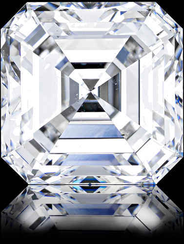 5.01 carat D-SI1 Natūralus Asscher Deimantas (1)