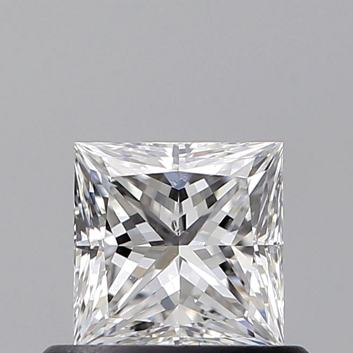 0.6 carat D-SI2 Natūralus Princess Deimantas (1)