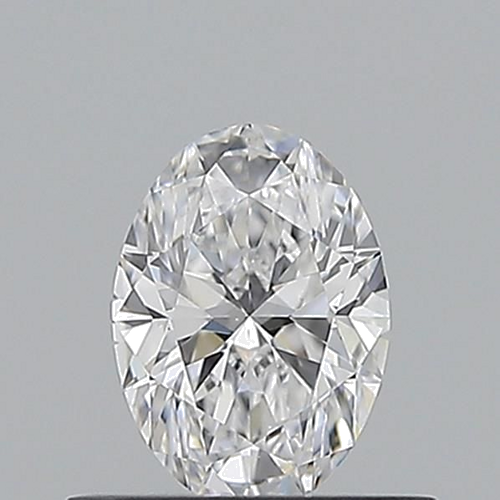 0.5 carat D-VS2 Natūralus Oval Deimantas (1)