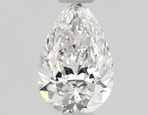 0.53 carat F-VVS1 Natūralus Pear Deimantas (1)