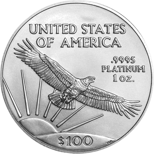 1 oz American Eagle/Liberty 2022 USA Platinum Coin (2)