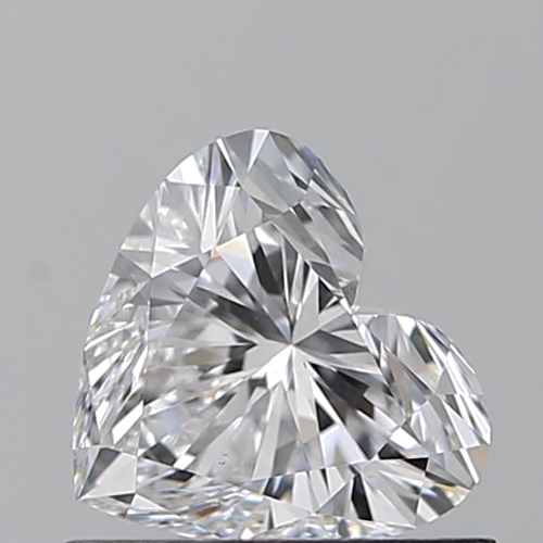 0.7 carat D-VS2 Natūralus Heart Deimantas (1)