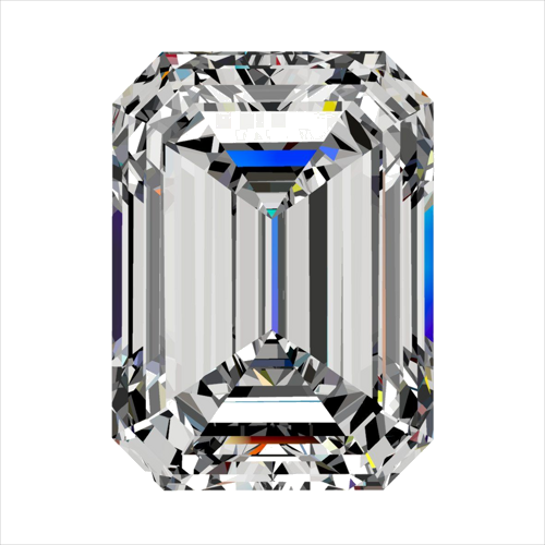 0.4 carat F-VS2 Natūralus Emerald Deimantas (1)