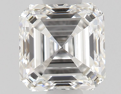 0.53 carat F-VVS1 Natūralus Asscher Deimantas (1)