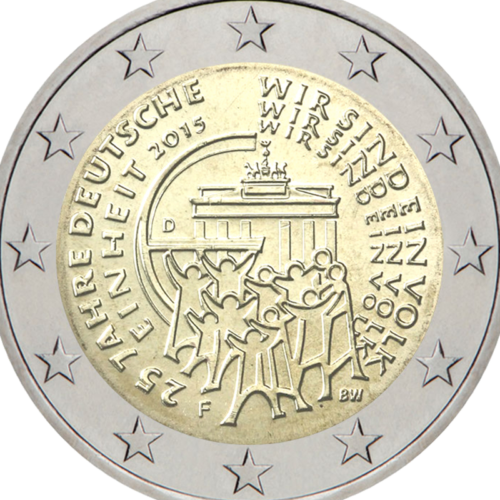 2015 Germany German Unity 2 euro coins (2)