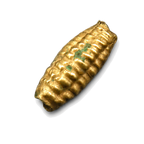 Gold decorative beads (5 pcs.), 5 mm, Ancient Rome (3)