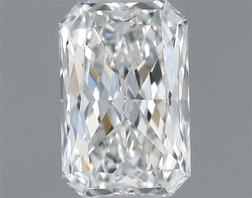 0.41 carat F-VVS2 Natūralus Radiant Deimantas (1)