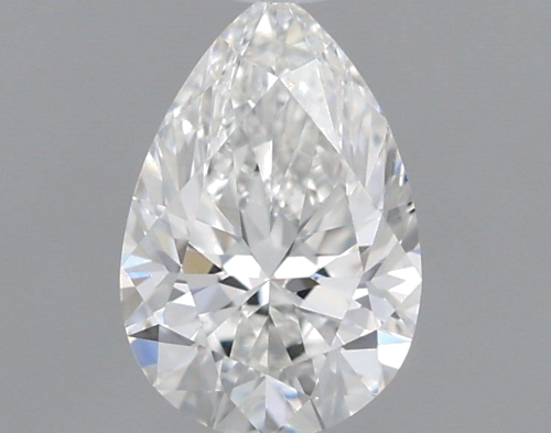 0.51 carat F-VS2 Natūralus Pear Deimantas (1)