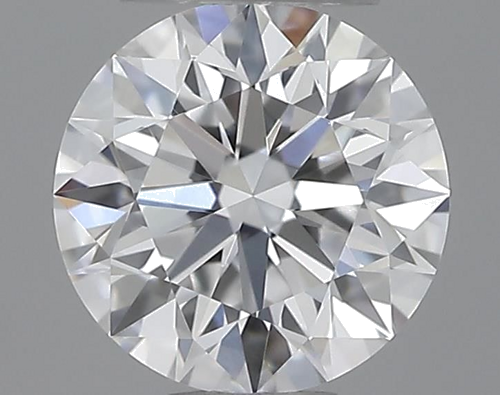 0.53 carat D-VVS1 Excellent cut Natūralus Round Deimantas (1)