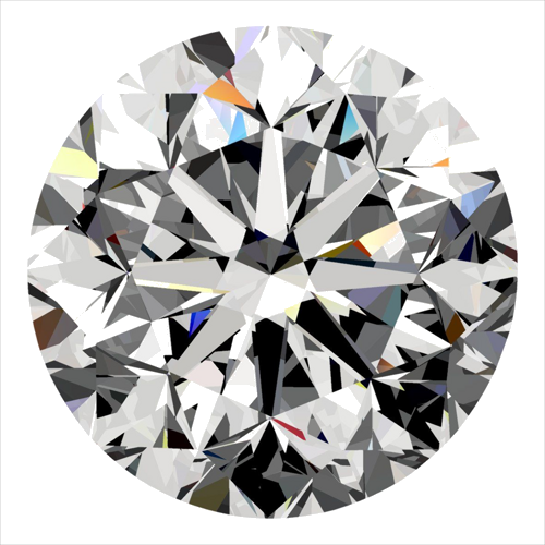 0.3 carat I-VS1 GD cut Natūralus Round Deimantas (1)