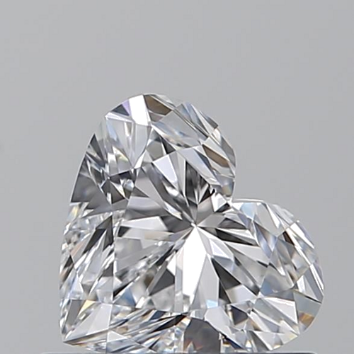 0.7 carat D-VVS1 Natūralus Heart Deimantas (1)