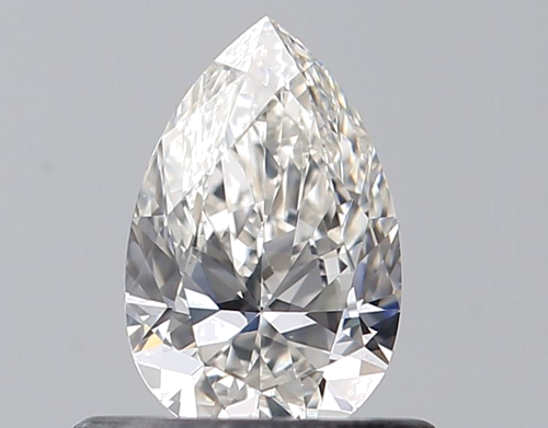 0.5 carat G-VVS2 Natūralus Pear Deimantas (1)