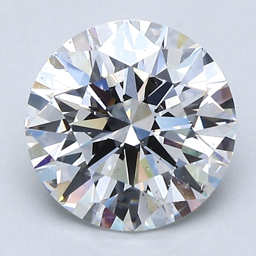 2.06 carat E-SI1 Excellent cut Natūralus Round Deimantas (1)