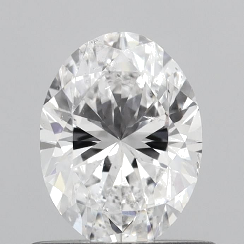 0.7 carat D-SI1 Natūralus Oval Deimantas (1)