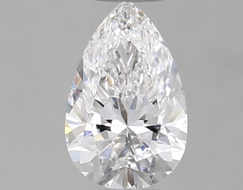 0.38 carat D-VS2 Natūralus Pear Deimantas (1)