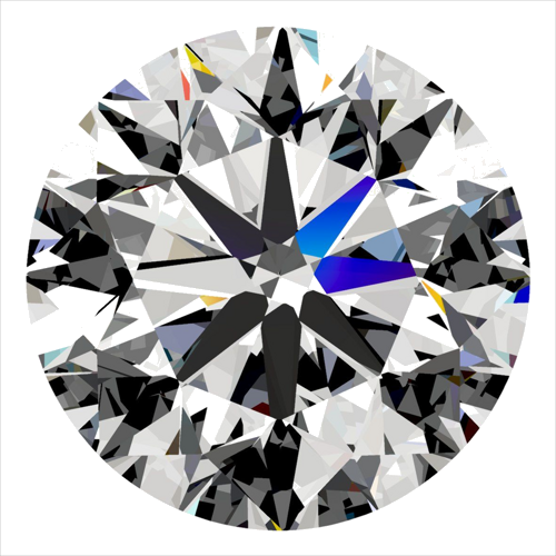 0.3 carat H-VS2 Very Good cut Natūralus Round Deimantas (1)