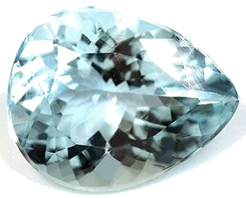 5.35 carat BLUE Pear Aquamarine (1)