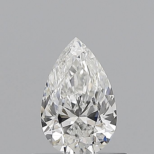 0.5 carat F-VS2 Natūralus Pear Deimantas (1)