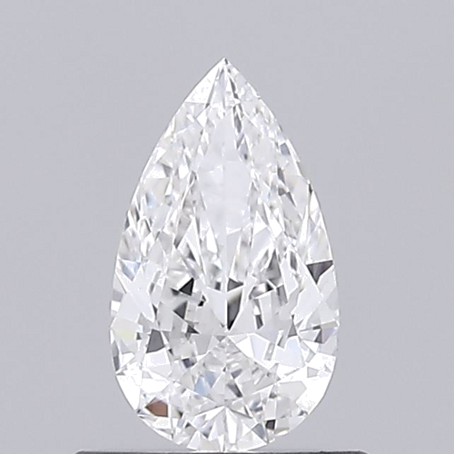 0.46 carat F-VVS2 Natūralus Pear Deimantas (1)
