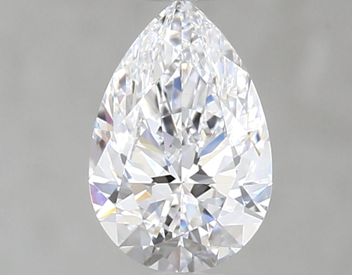0.7 carat D-VS1 Natūralus Pear Deimantas (1)