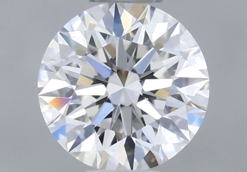0.42 carat F-VVS1 Excellent cut Natūralus Round Deimantas (1)