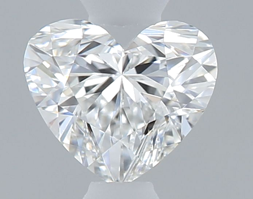 0.29 carat F-VVS1 Natūralus Heart Deimantas (1)