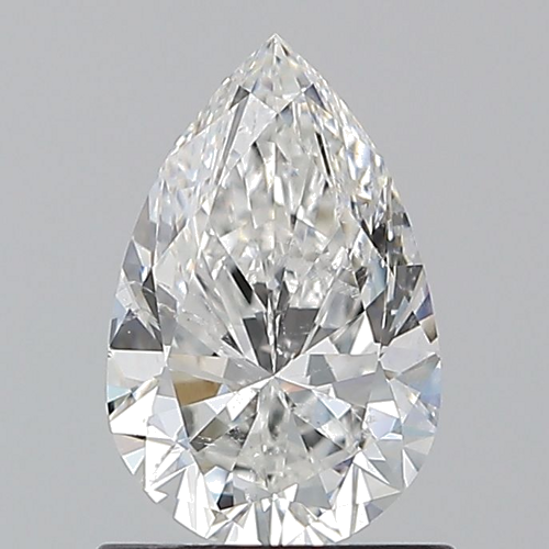 1.01 carat F-SI2 Natūralus Pear Deimantas (1)