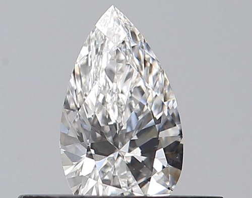0.29 carat F-VVS1 Natūralus Pear Deimantas (1)
