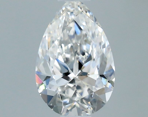 0.41 carat F-IF Natūralus Pear Deimantas (1)