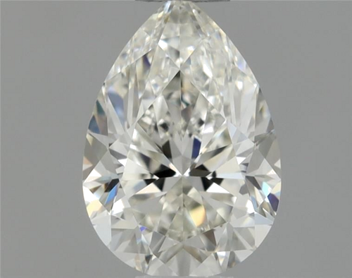 0.42 carat I-VVS2 Natūralus Pear Deimantas (1)