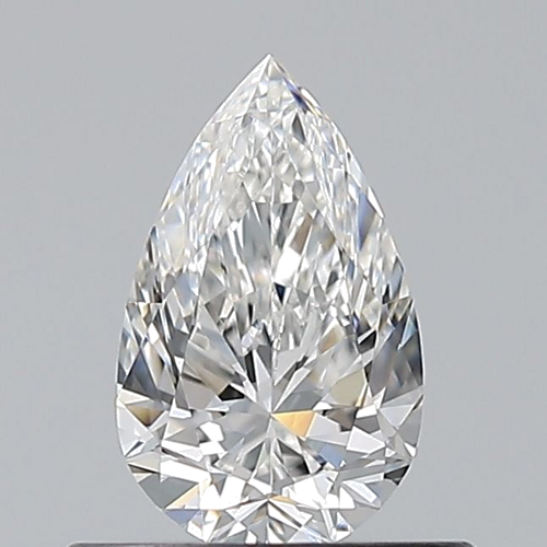 0.5 carat E-VVS2 Natūralus Pear Deimantas (1)