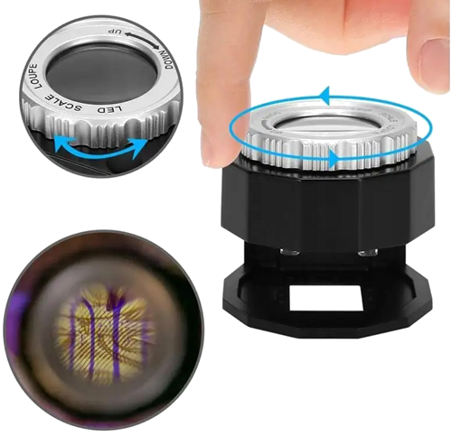 Magnifying Glass with Lighting and 30× Perforation (8)