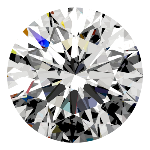 0.31 carat D-VVS1 Excellent cut Natūralus Round Deimantas (1)