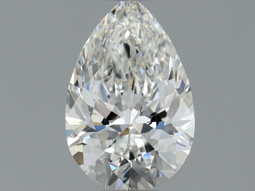 0.5 carat E-VVS1 Natūralus Pear Deimantas (1)