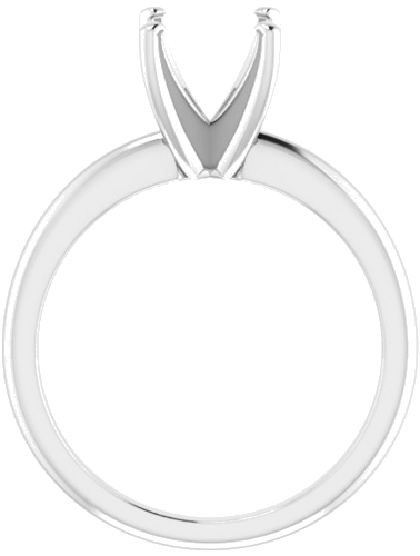 Sužadėtuvių Žiedas „Solitaire“ 585 Baltojo Aukso Square 6mm (2)