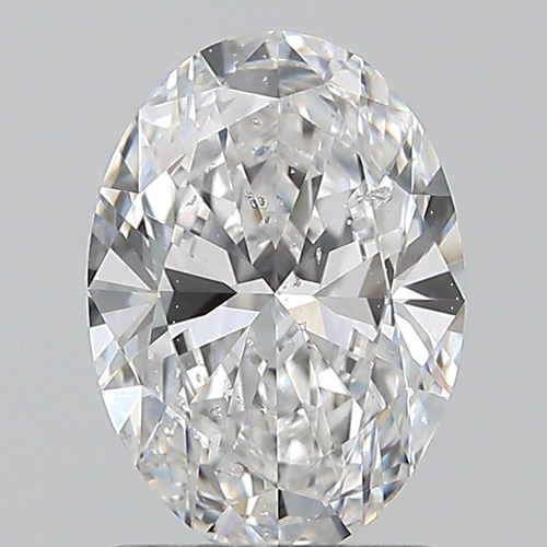 1.2 carat D-SI2 Natūralus Oval Deimantas (1)