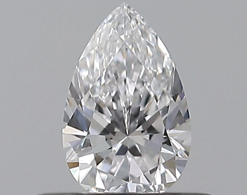 0.31 carat D-VVS2 Natūralus Pear Deimantas (1)