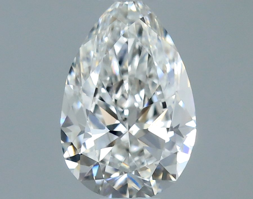 0.3 carat F-VVS1 Natūralus Pear Deimantas (1)